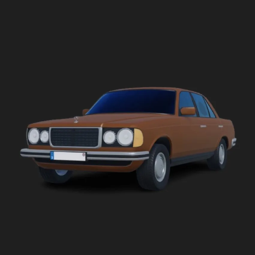 Stuttgart W123 in Emergency Hamburg
